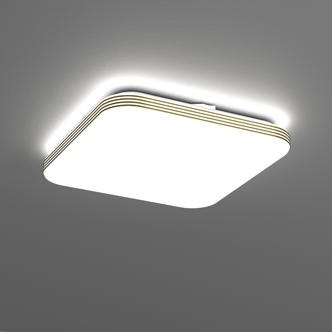 Plafonieră LED Dabar Patrata White Premium IP44