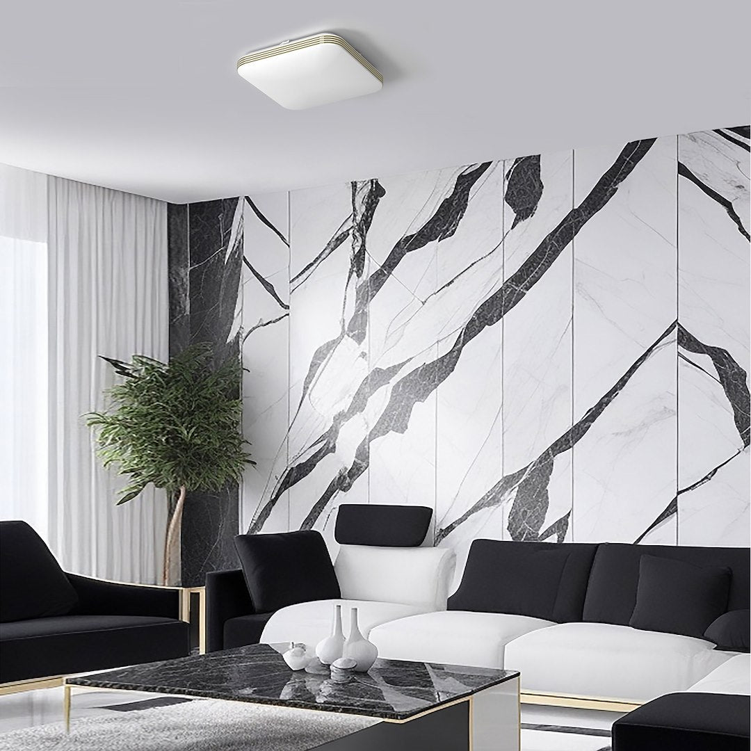 Plafonieră LED Dabar Patrata White Premium IP44