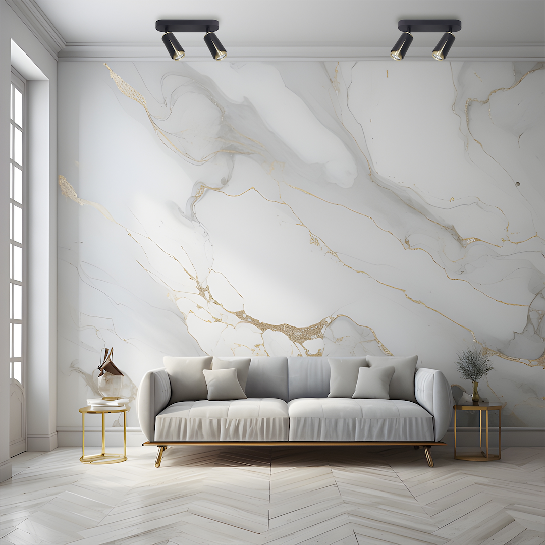 Lustra Flower Black & Gold Premium cu 2 Spoturi Reglabile