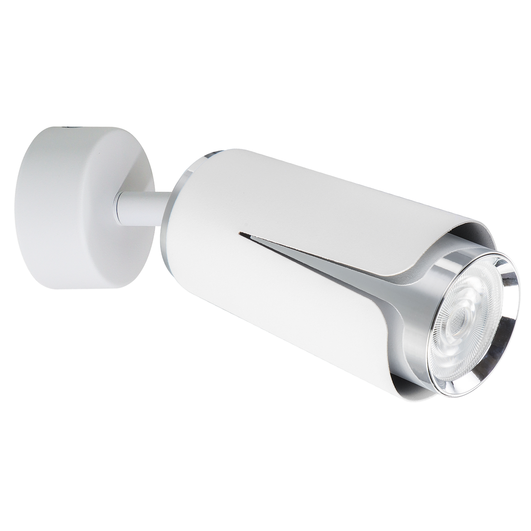 Aplica Flower White & Silver Premium cu Spot Reglabil