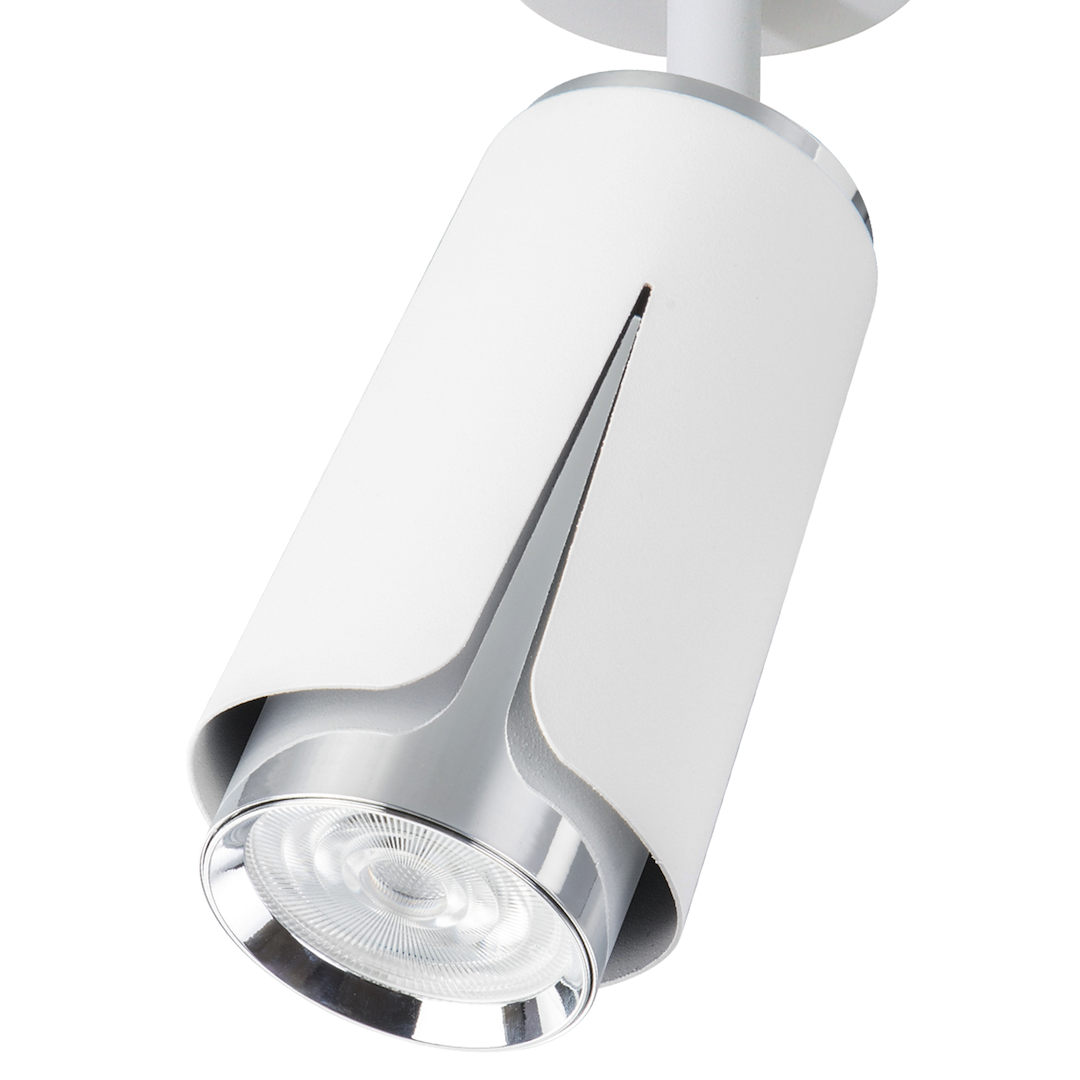 Aplica Flower White & Silver Premium cu Spot Reglabil