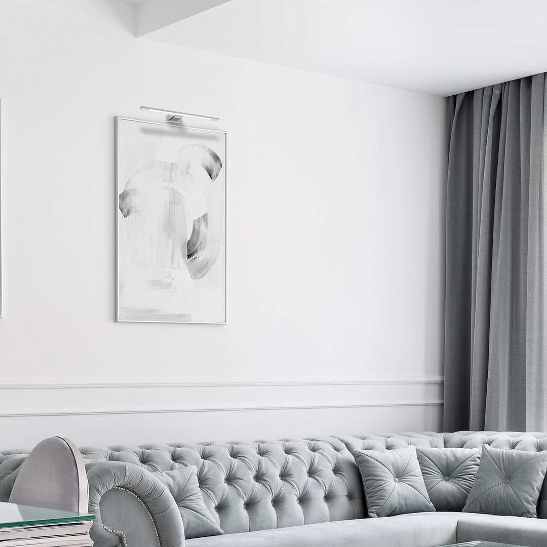 Aplica LED Perete Shine Silver Premium IP44 40CM