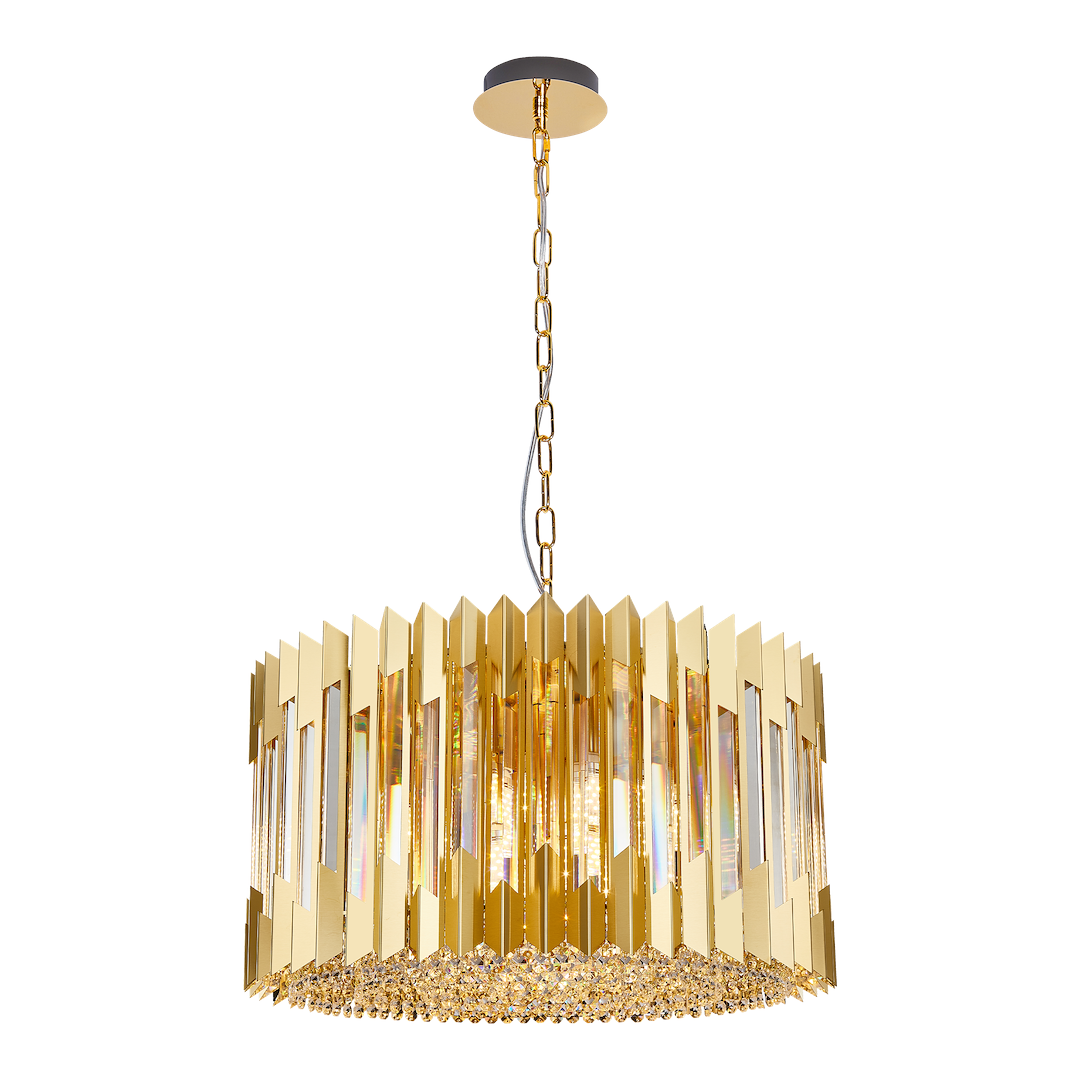 Candelabru Cristal Maxi RITZ Gold Premium ⌀54CM