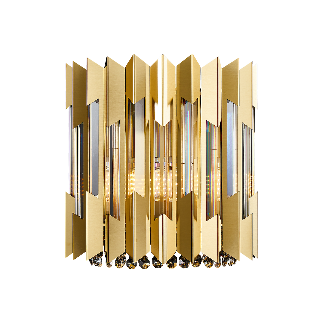 Aplica Cristal Ritz Gold Premium 2xE14