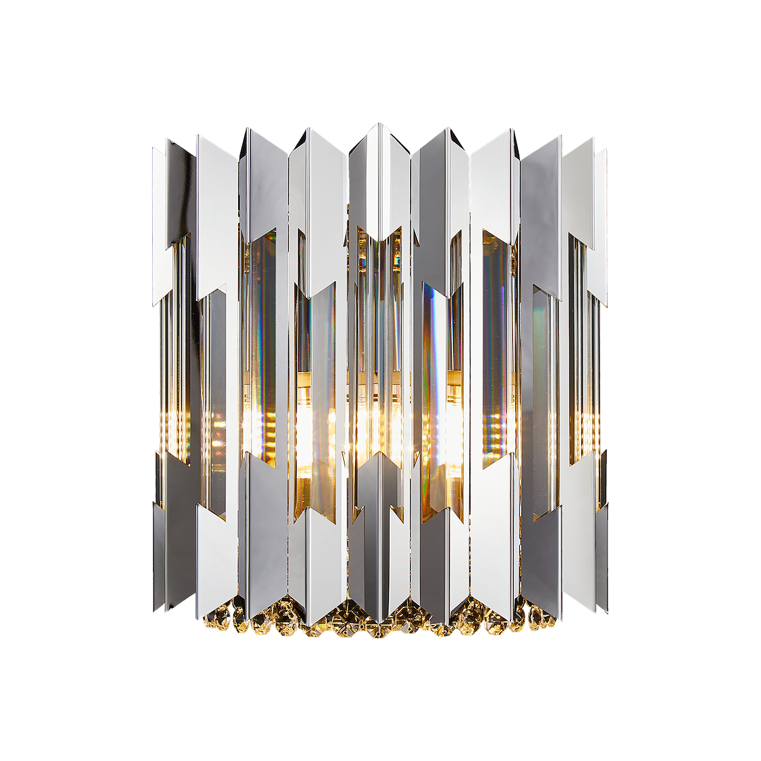 Aplica Cristal Ritz Silver Premium 2xE14