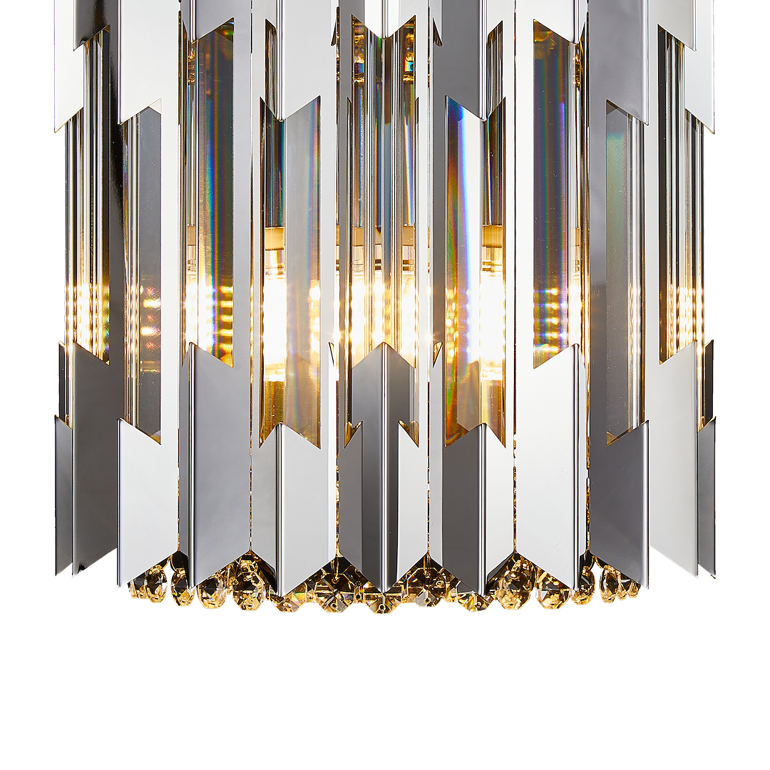 Aplica Cristal Ritz Silver Premium 2xE14