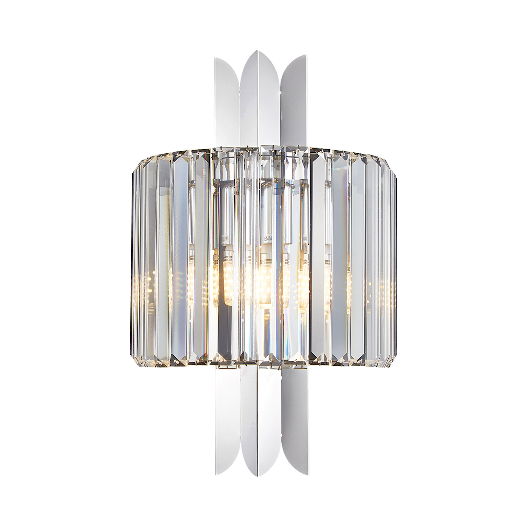 Aplica Cristal Margot Silver Premium 2xE14