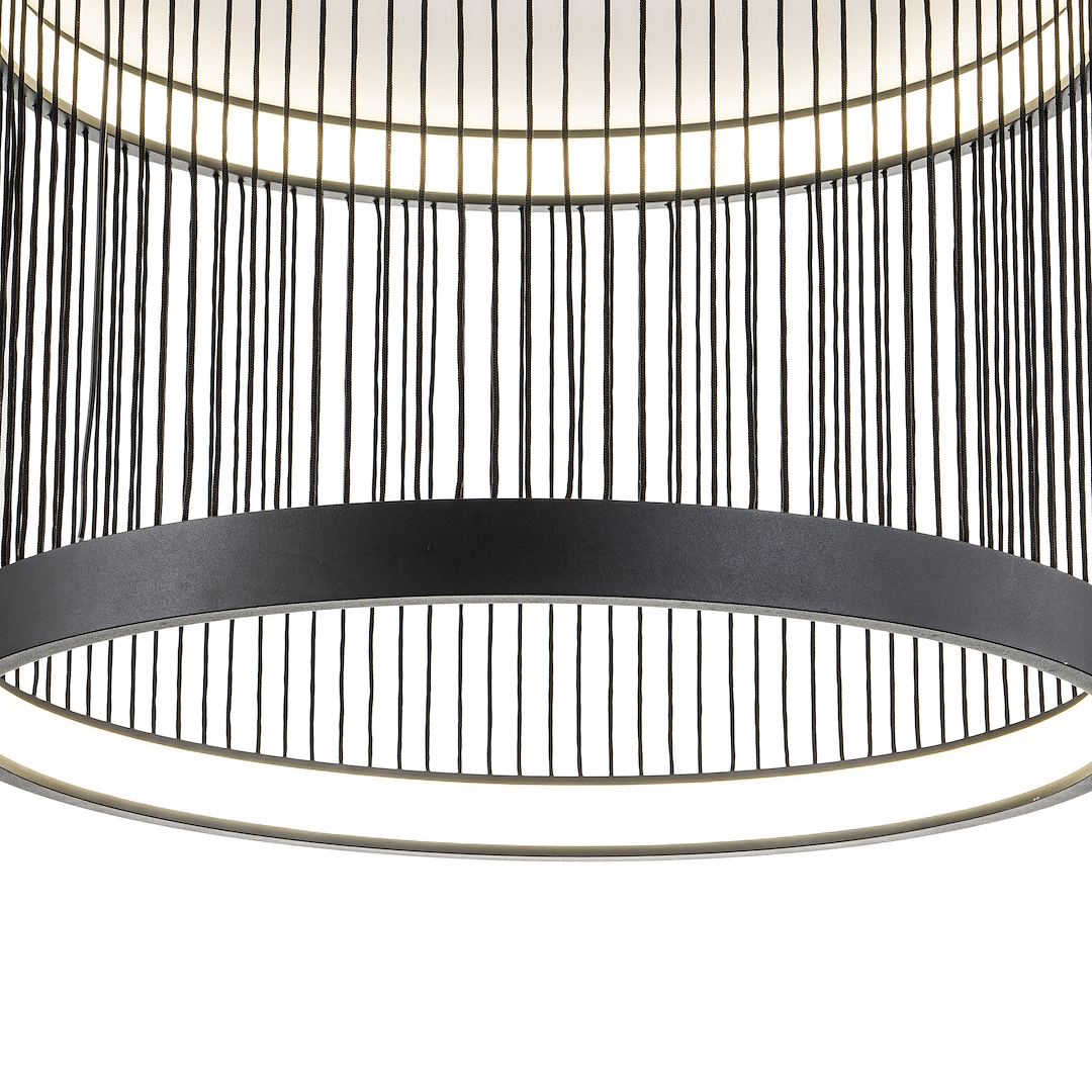 Lustra LED Guarda Black Premium Echivalent 200W Ø51CM