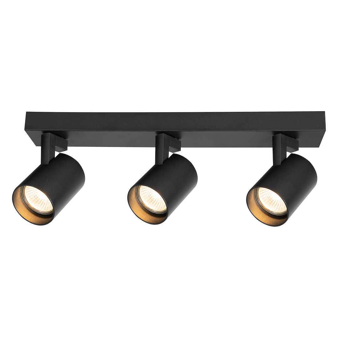 Lustra Volf Black Premium cu 3 Spoturi Reglabile
