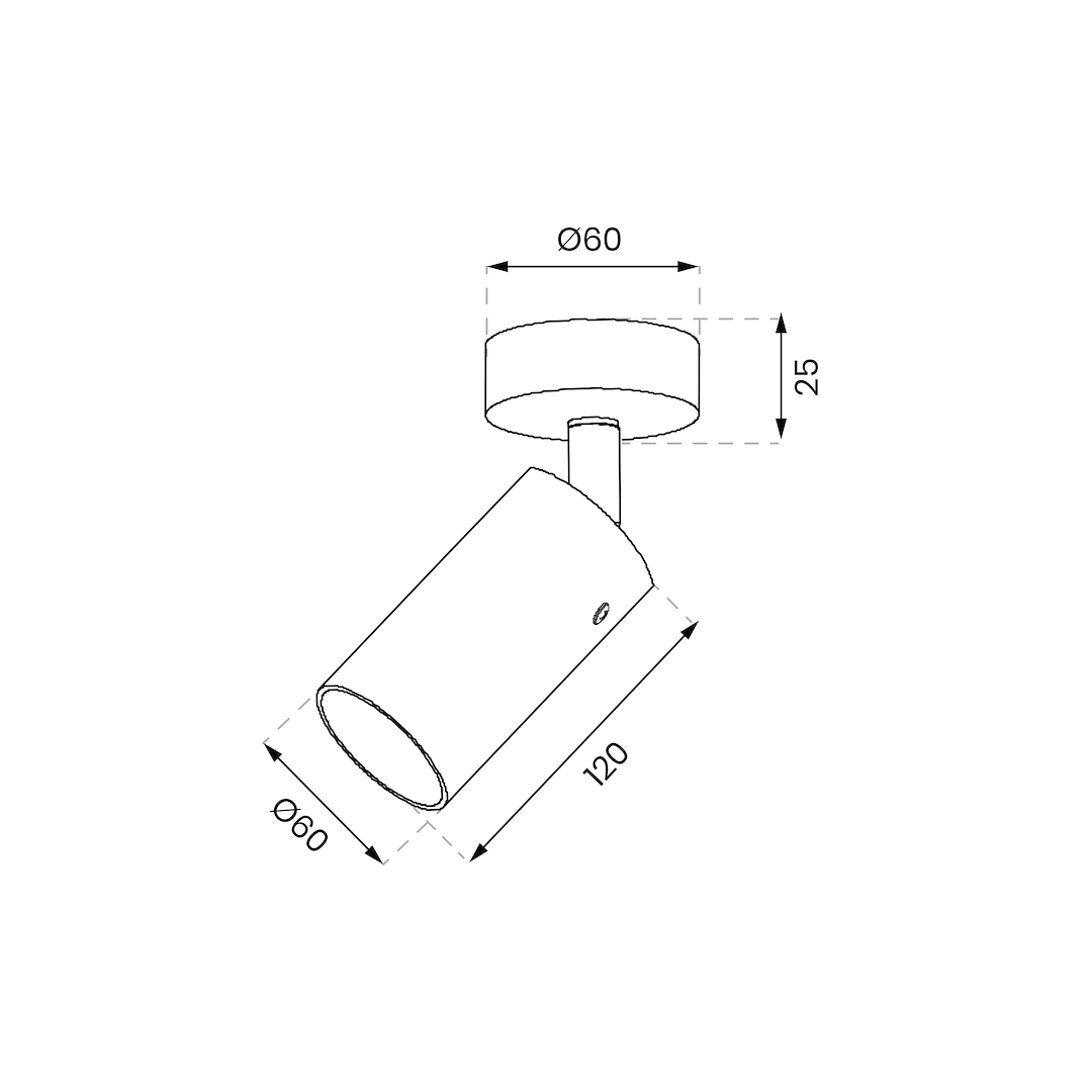 Aplica Ricky Gold Premium cu Spot Reglabil