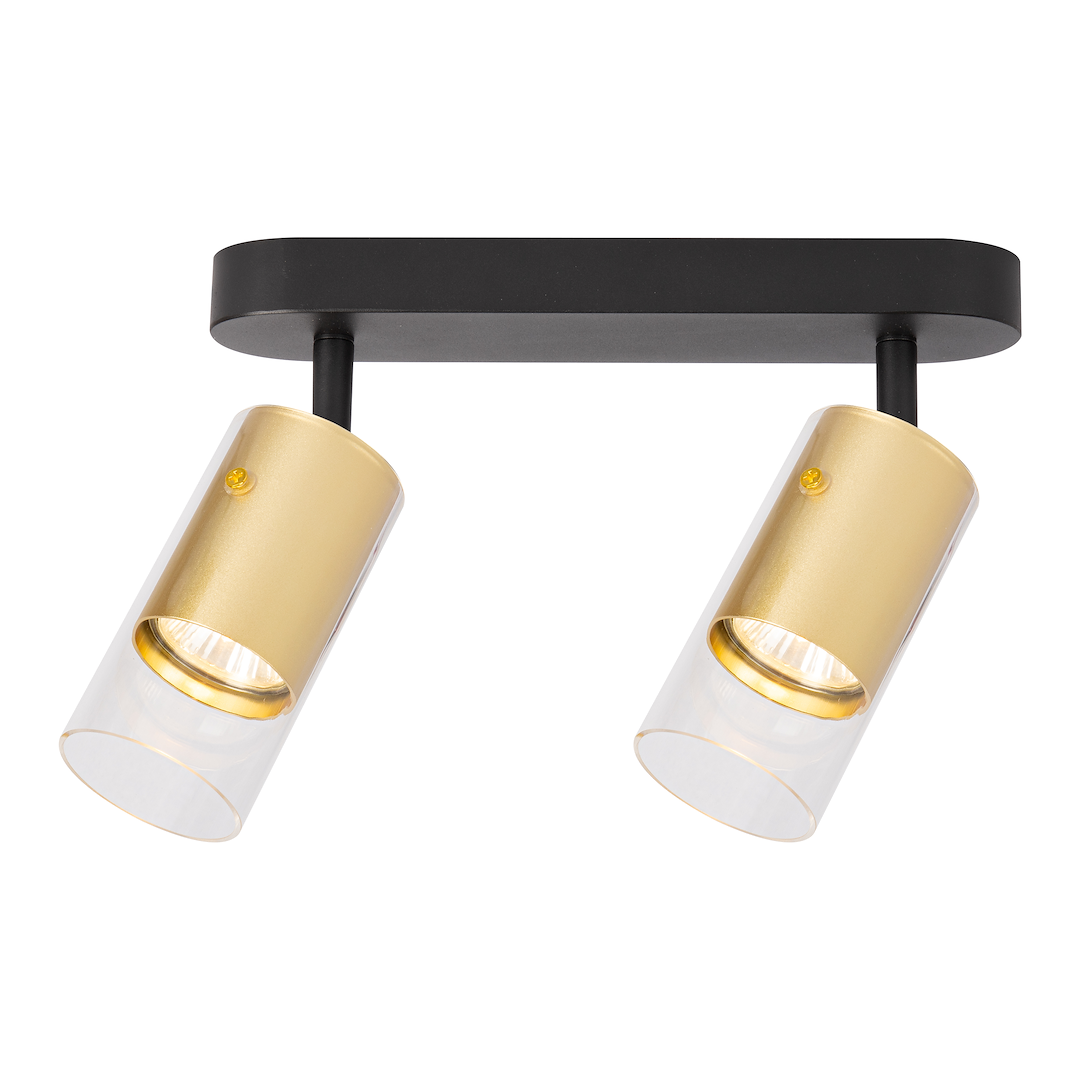 Lustra Ricky Gold Premium cu 2 Spoturi Reglabile