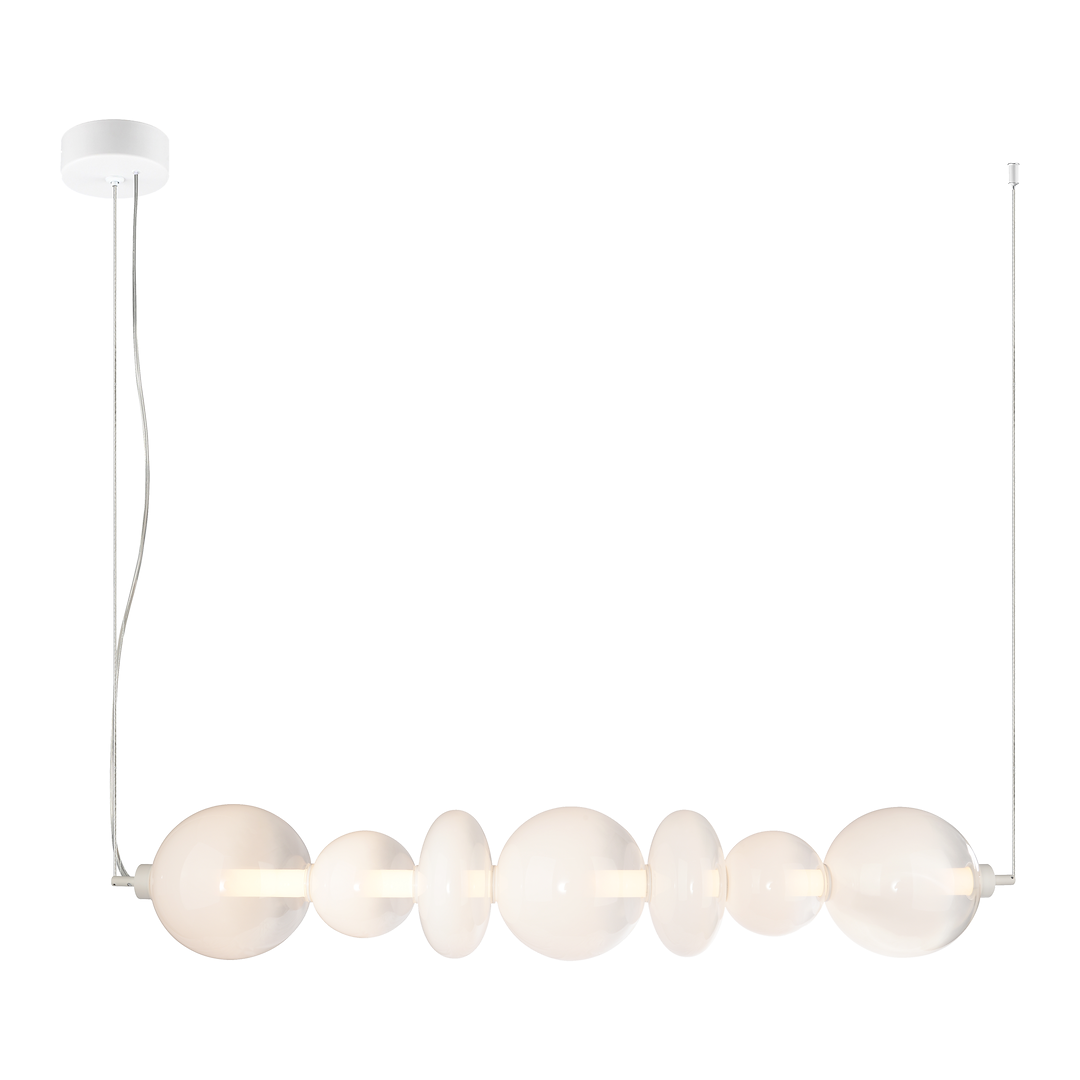 Lustra LED Suspendata Daphne White Premium Echivalent 500W