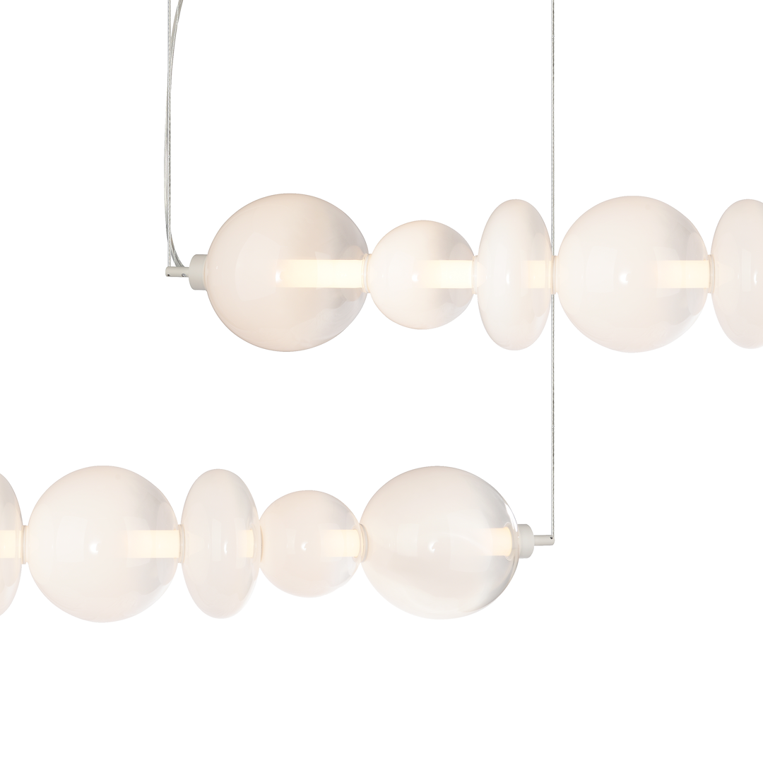 Lustra LED Suspendata Daphne White Premium Echivalent 500W