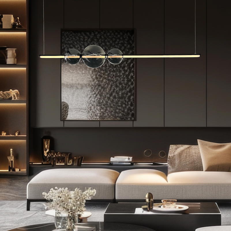 Lustra LED Suspendata Kugel Black Premium Echivalent 150W