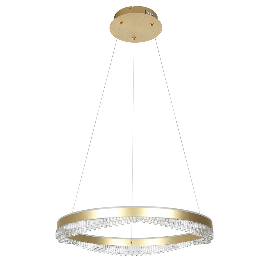 Lustra LED Suspendata Mini Preciosa Gold Premium Echivalent 350W