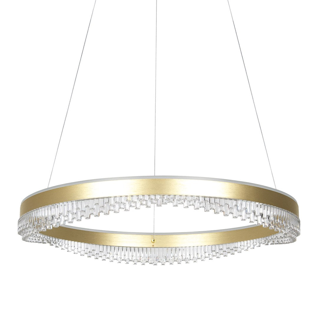 Lustra LED Suspendata Mini Preciosa Gold Premium Echivalent 350W