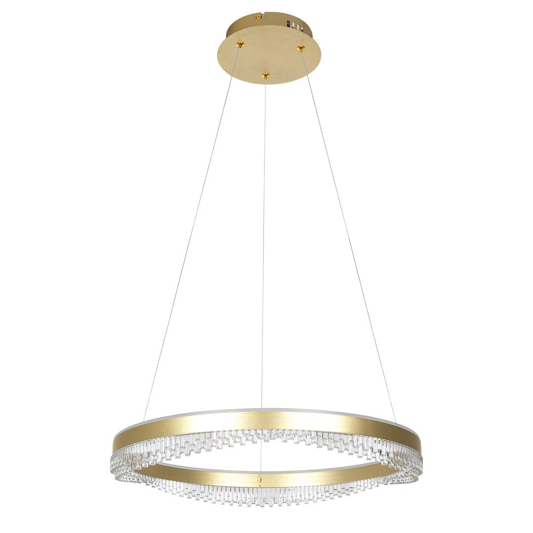 Lustra LED Suspendata Mini Preciosa Gold Premium Echivalent 350W