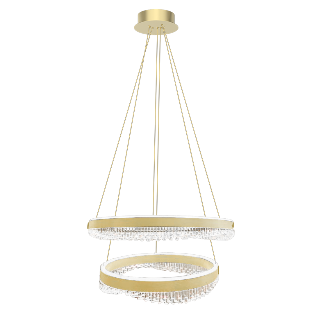 Lustra LED Suspendata Preciosa Gold Premium Echivalent 550W