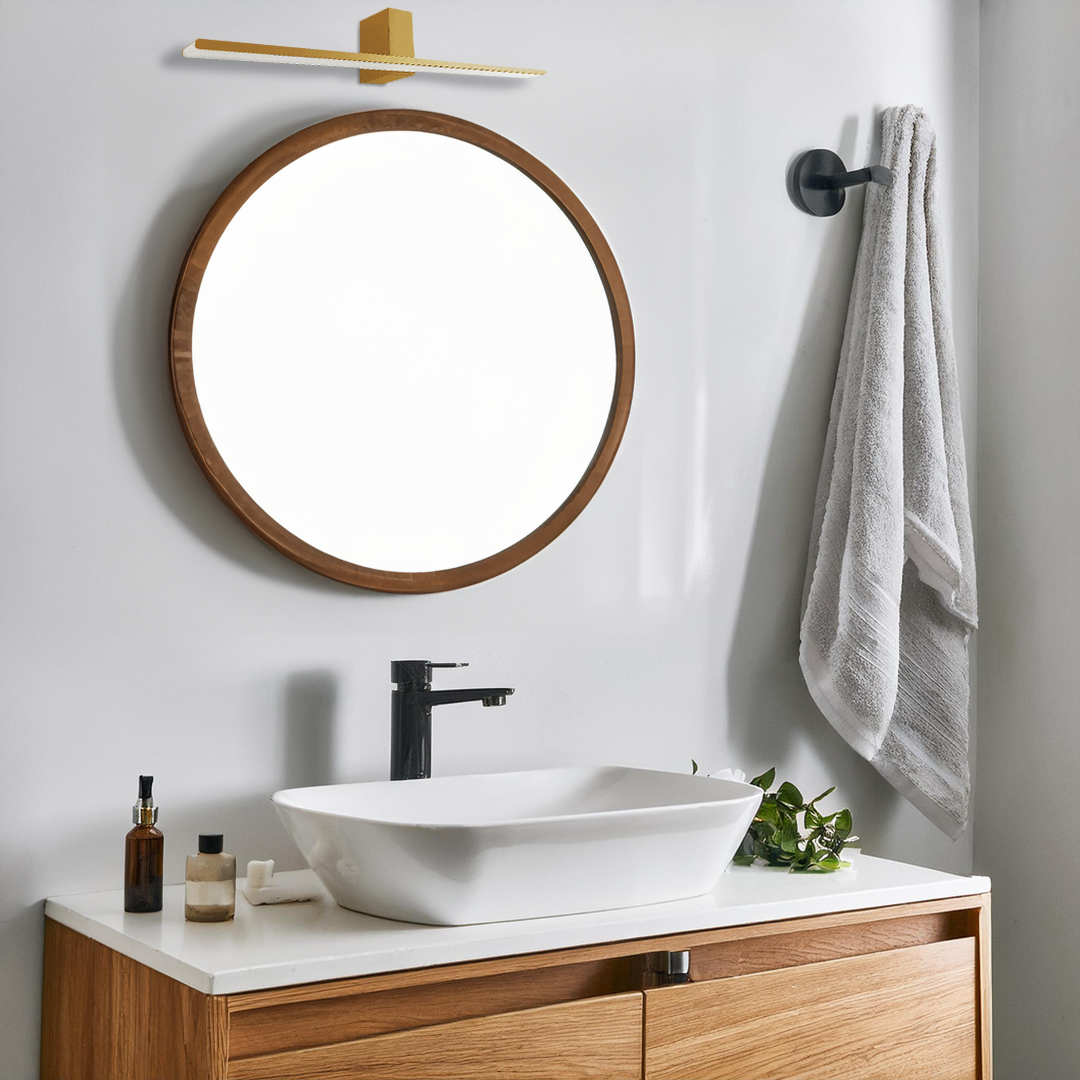 Aplica LED Perete Artemis Gold Premium IP44