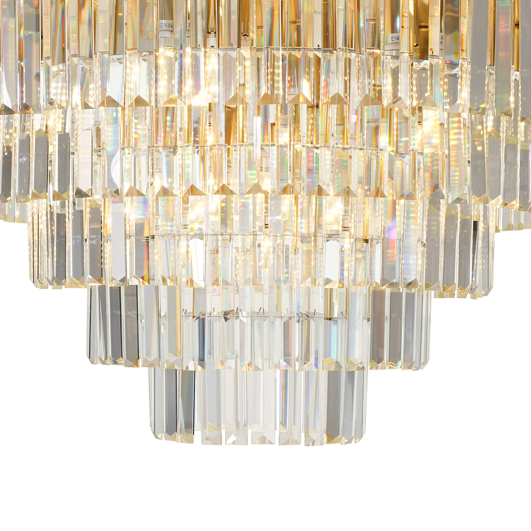 Candelabru Cristal Milano Gold Premium