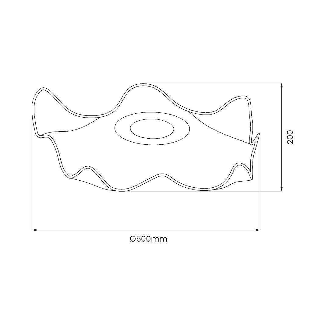 Lustra LED Largo Gold Premium Echivalent 150W