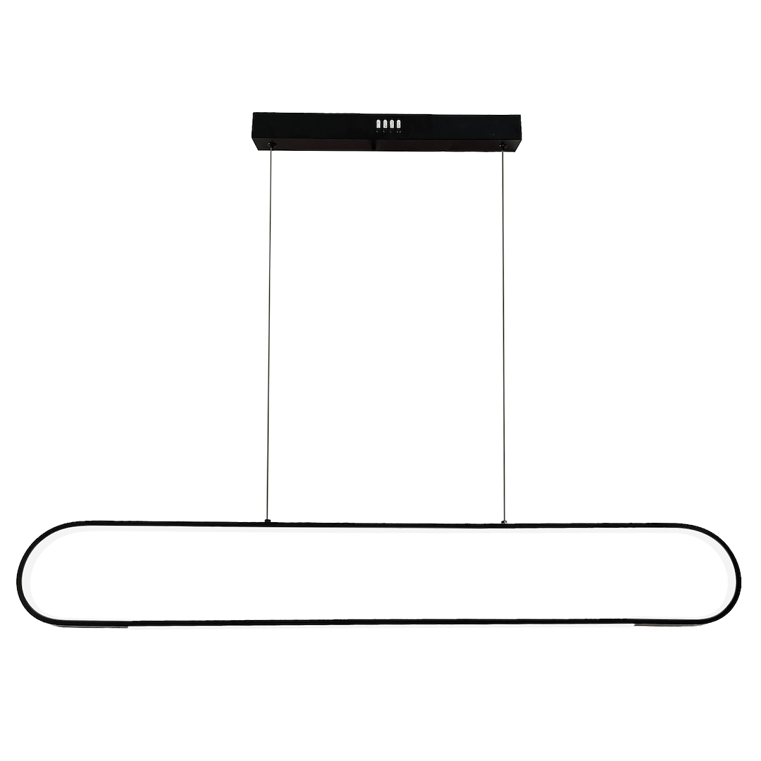 Lustra LED Suspendata Frame Black Premium Echivalent 300W
