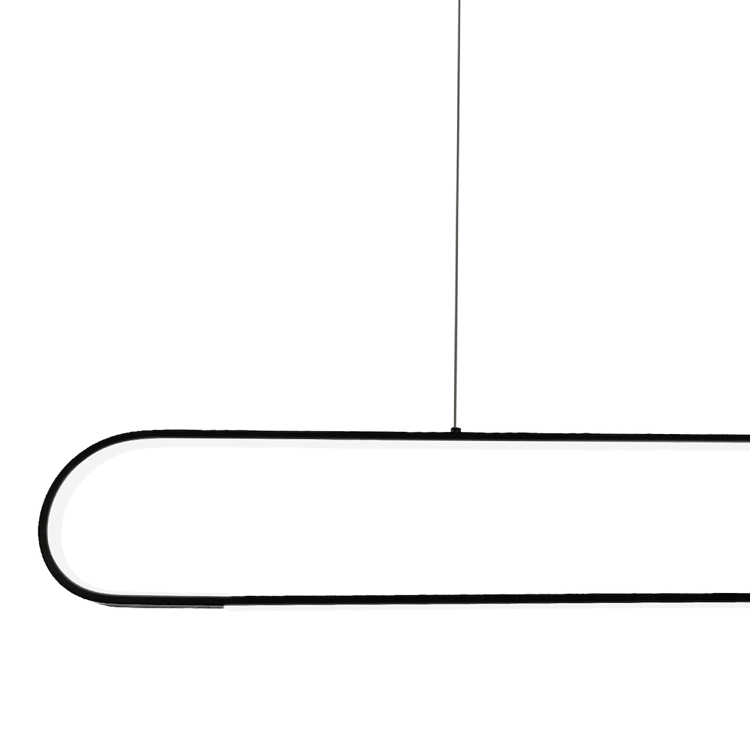 Lustra LED Suspendata Frame Black Premium Echivalent 300W