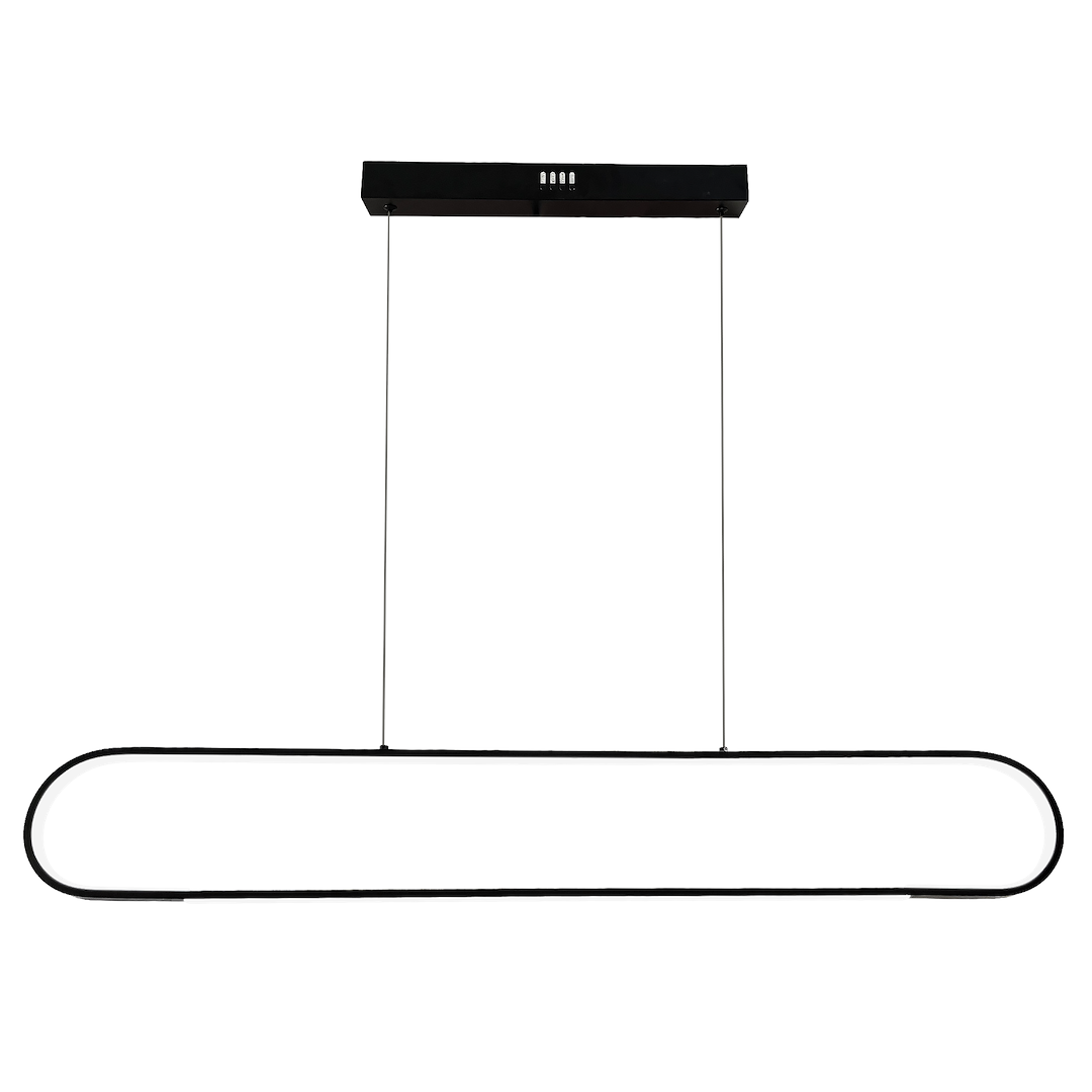 Lustra LED Suspendata Frame Black Premium Echivalent 300W