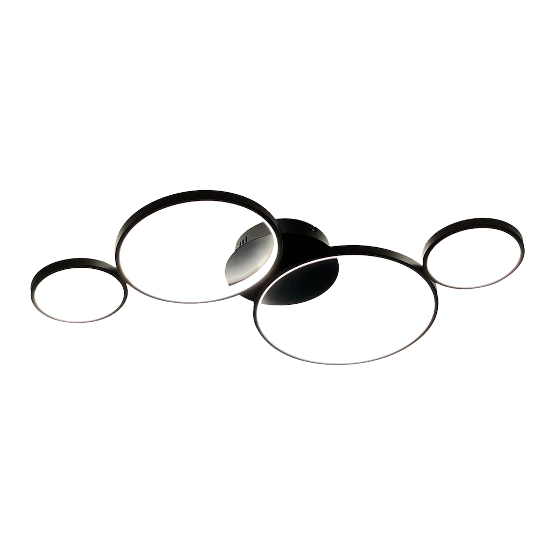 Lustra LED Universe Black Premium Echivalent 250W