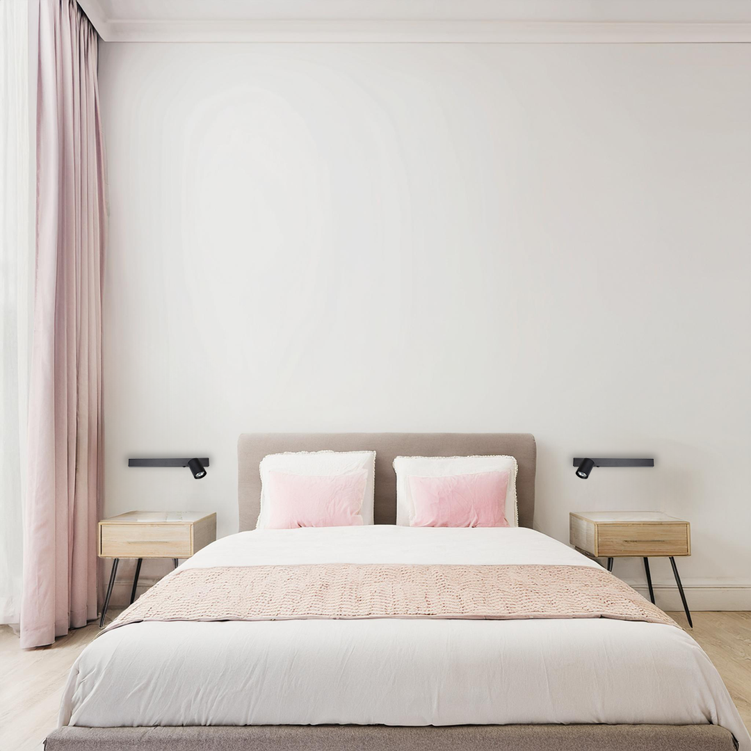 Aplica LED Magnet Black Right Premium cu Spot Reglabil