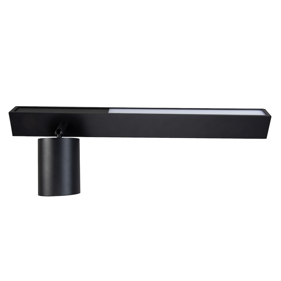 Aplica LED Magnet Black Left Premium cu Spot Reglabil