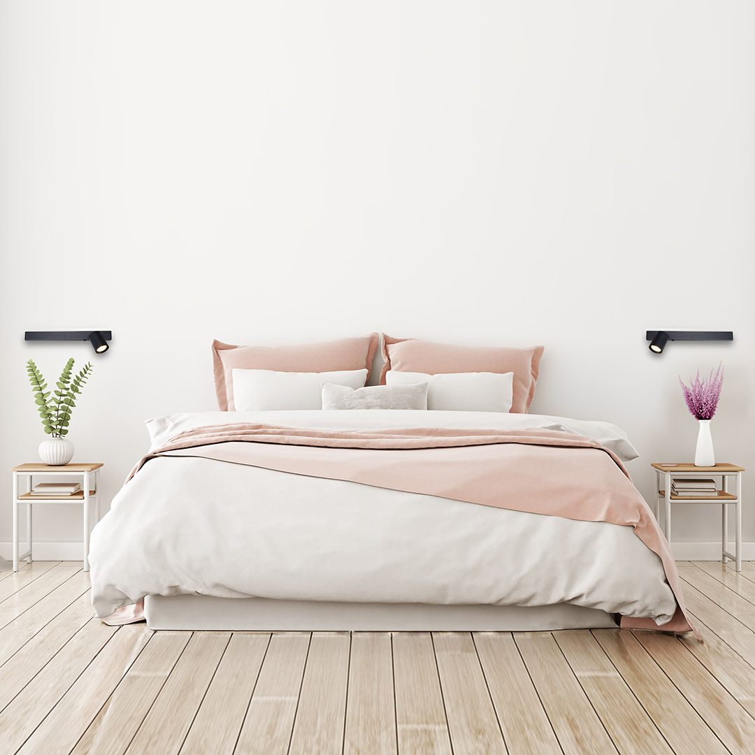 Aplica LED Magnet Black Left Premium cu Spot Reglabil