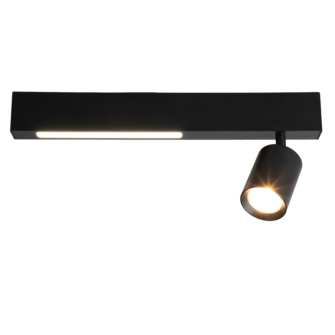 Lustra LED Magnet Black Premium cu 1 Spot Reglabil