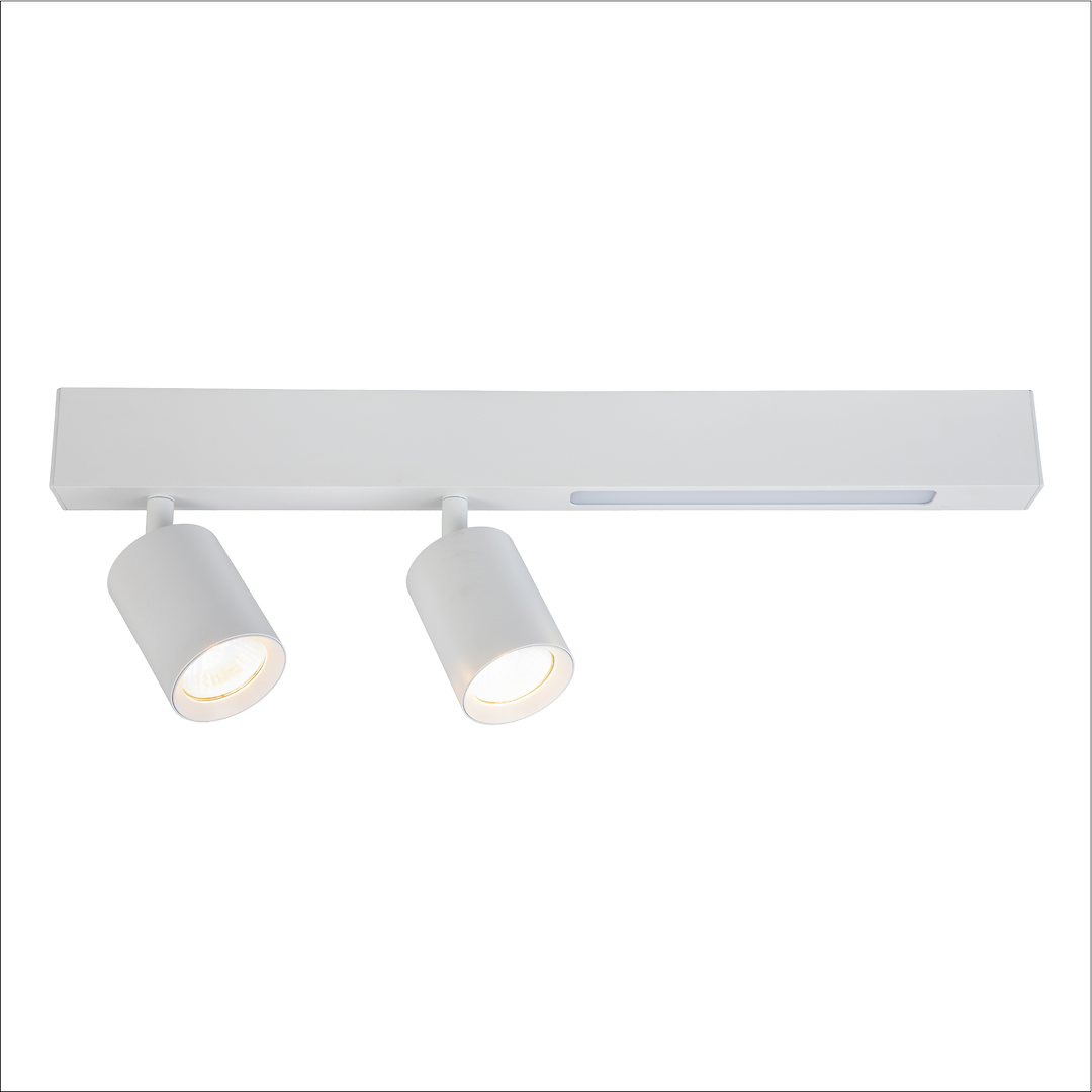 Lustra LED Magnet White Premium cu 2 Spoturi Reglabile