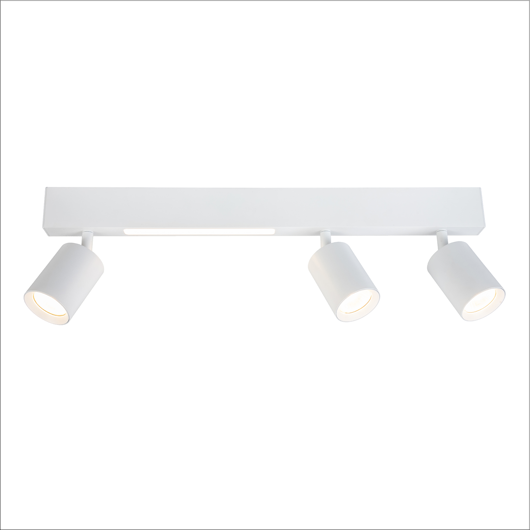 Lustra LED Magnet White Premium cu 3 Spoturi Reglabile