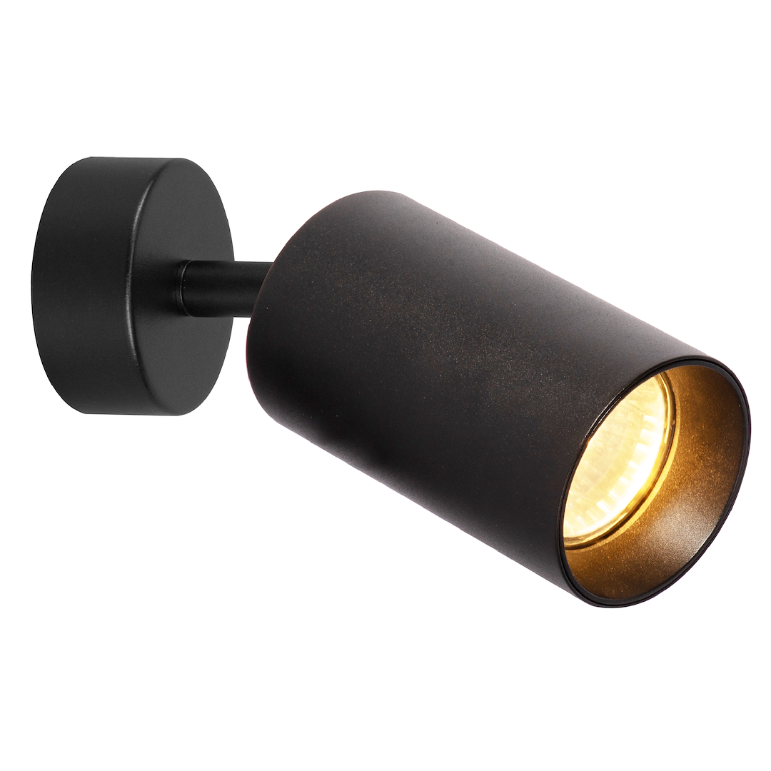 Aplica Pipe Black Premium cu Spot Reglabil 1xGU10