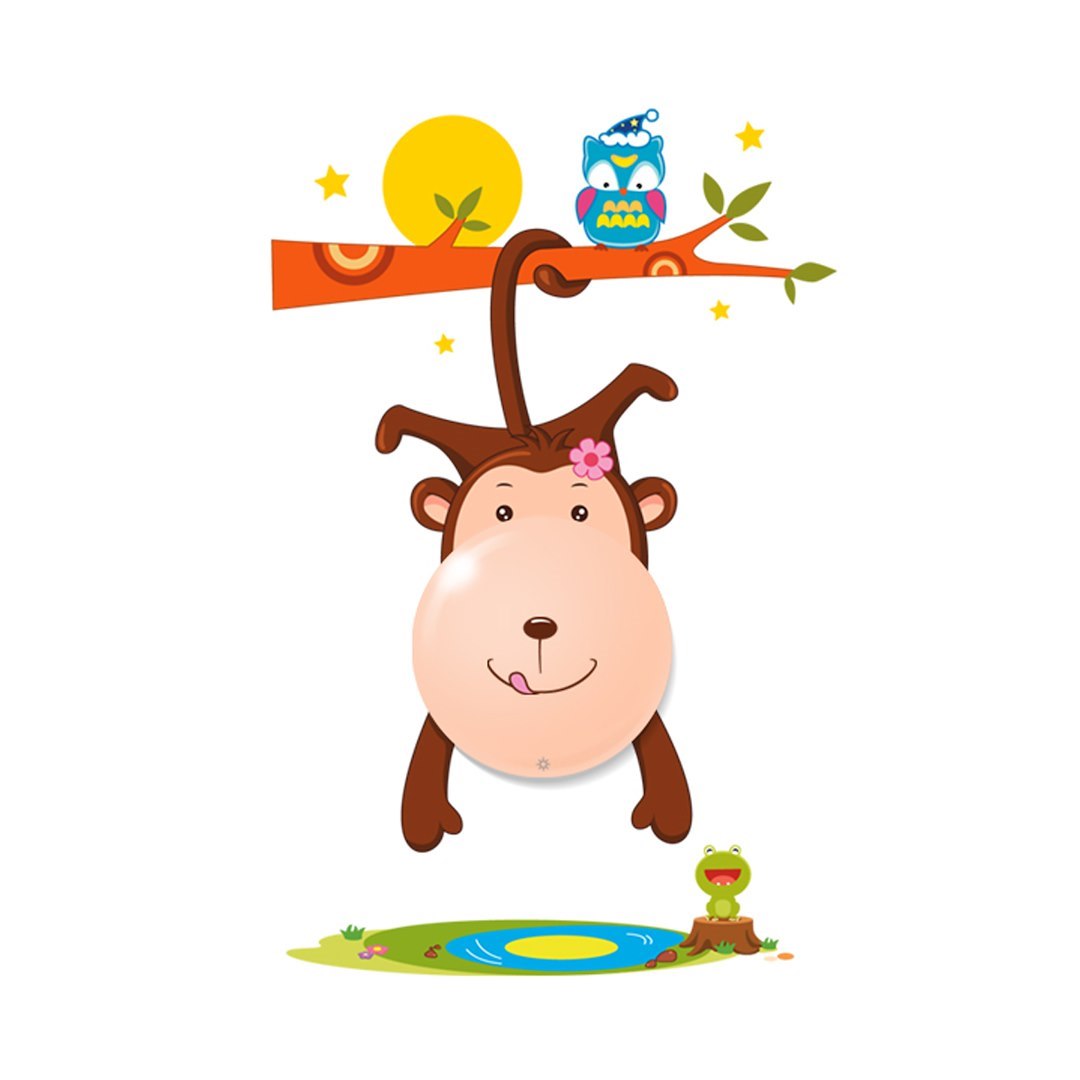 Aplica Perete KIDS Monkey Premium