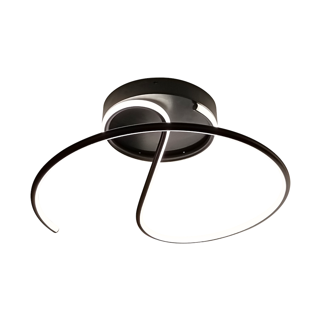Lustra LED Delta Black Premium Echivalent 200W