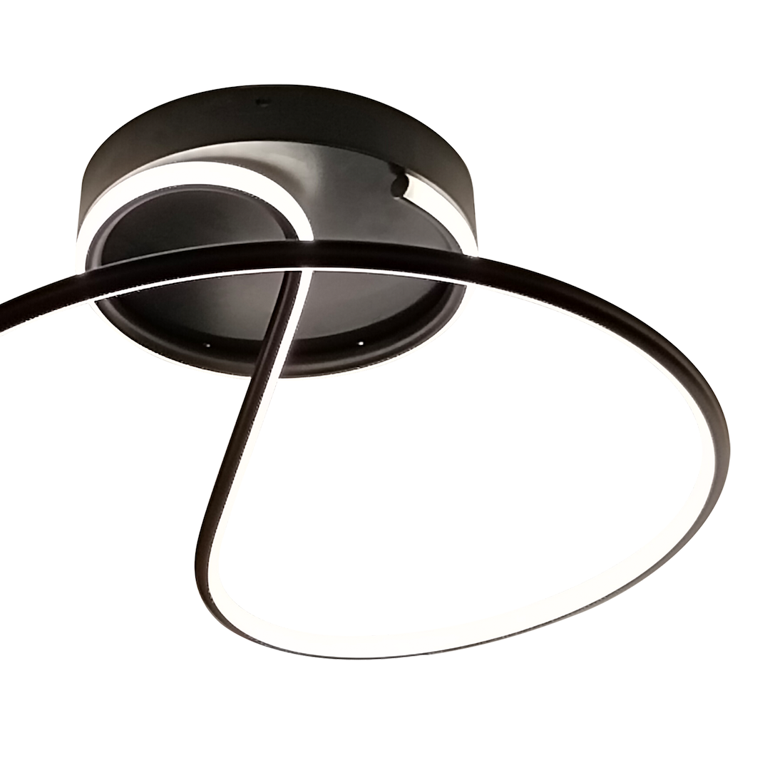 Lustra LED Delta Black Premium Echivalent 200W