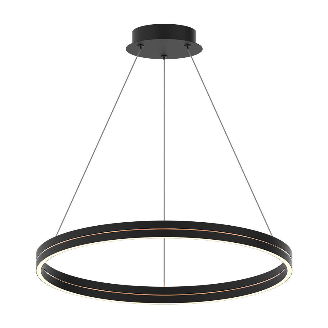 Lustra LED Suspendata Mini Gravity Black & Gold Premium Echivalent 250W