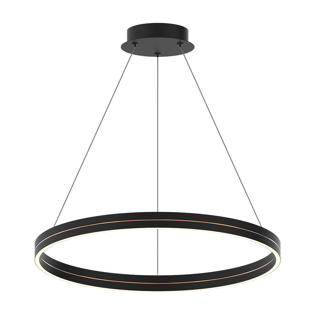 Lustra LED Suspendata Mini Gravity Black & Gold Premium Echivalent 250W