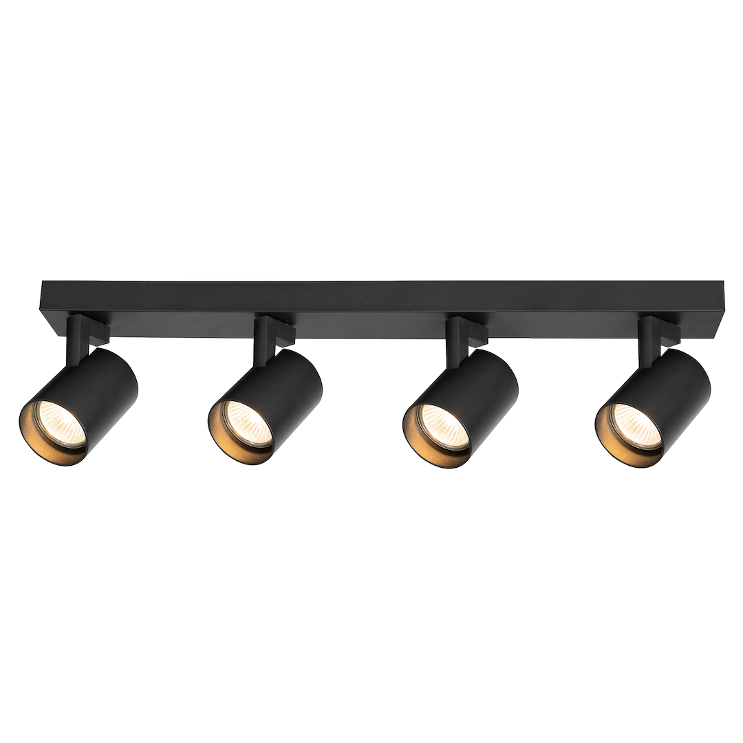 Lustra Volf Black Premium cu 4 Spoturi Reglabile