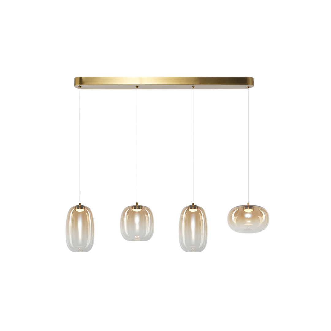 Lustra LED Suspendata Vaso Gold Premium Echivalent 150W