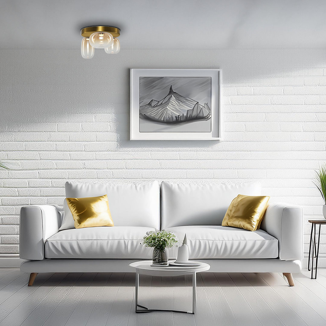 Lustra LED Vaso Gold Premium Echivalent 100W