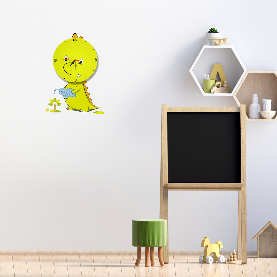 Aplica Perete KIDS Dragon cu Ceas Premium