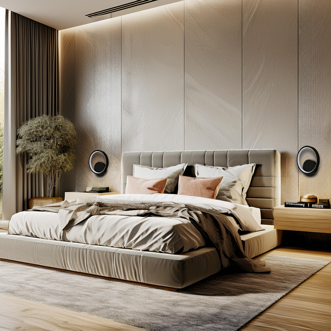 Aplica LED Hoop Black Premium