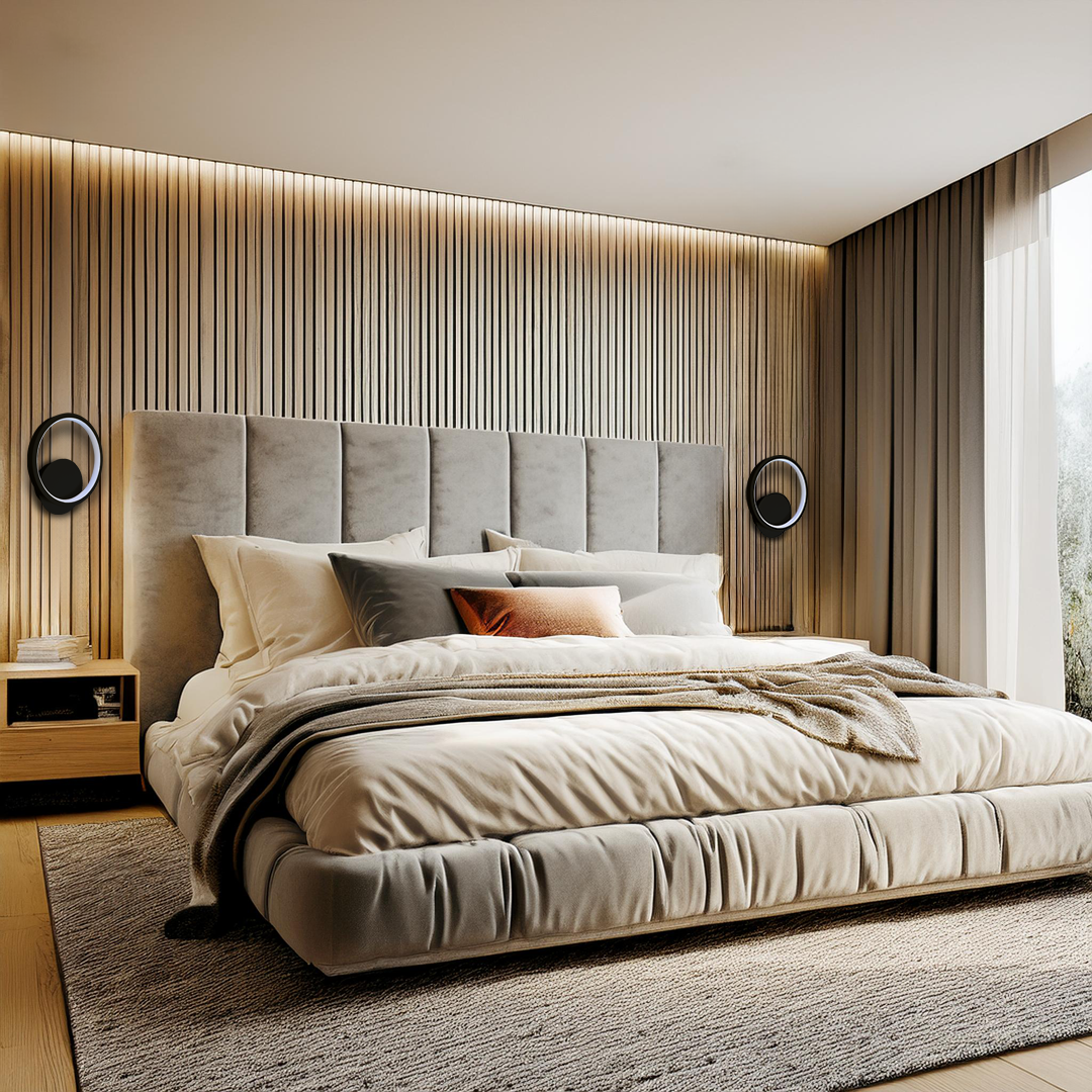 Aplica LED Hoop Black Premium