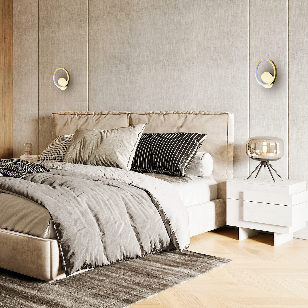 Aplica LED Hoop Gold Premium