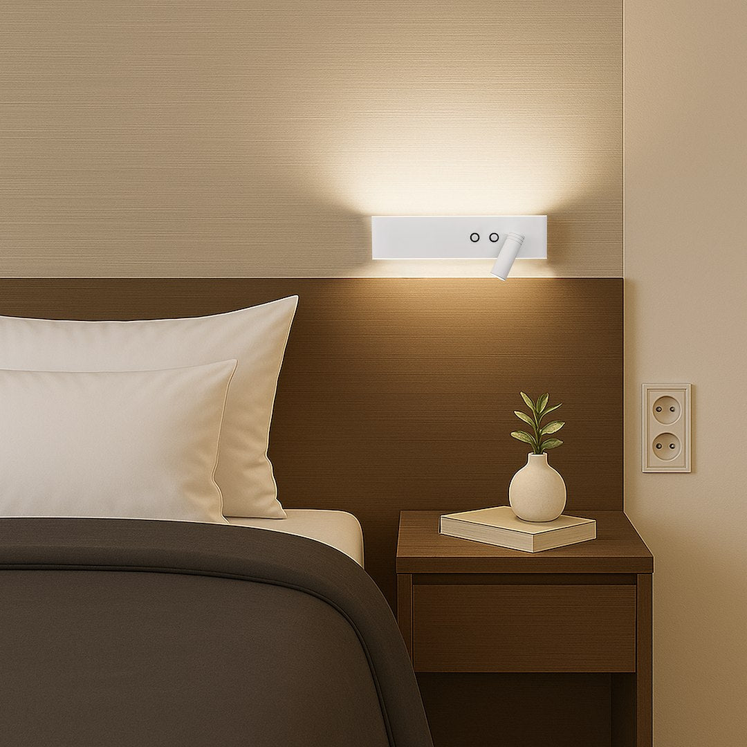 Aplica LED Resort White Right Premium cu Spot Reglabil