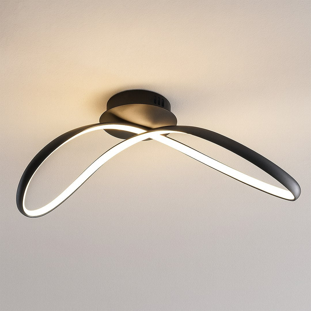 Lustra LED Infinity Black Premium Echivalent 150W
